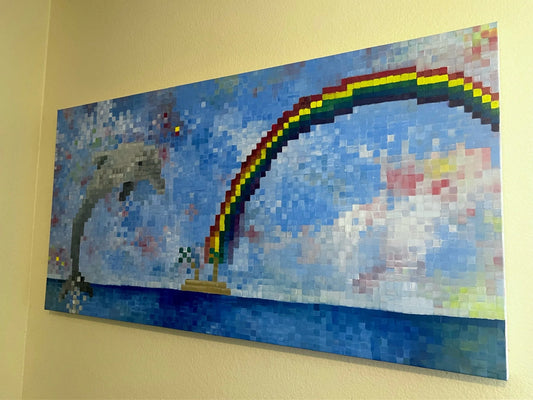 Pixel Paradise Painting