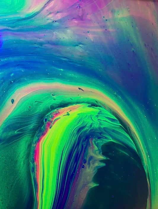 Rainbow Road Painting