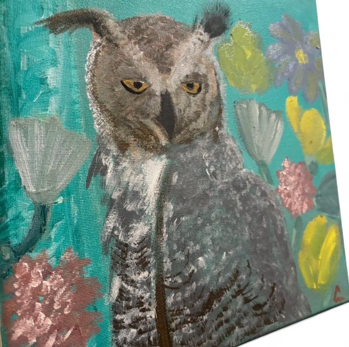 Psych-Owl-Delic! Painting