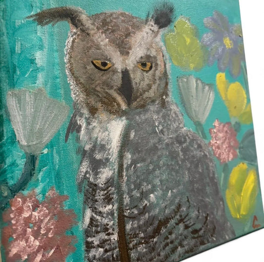 Psych-Owl-Delic! Painting