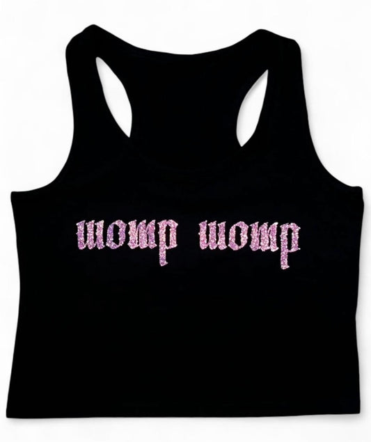 Womp Womp Glitter Crop Top