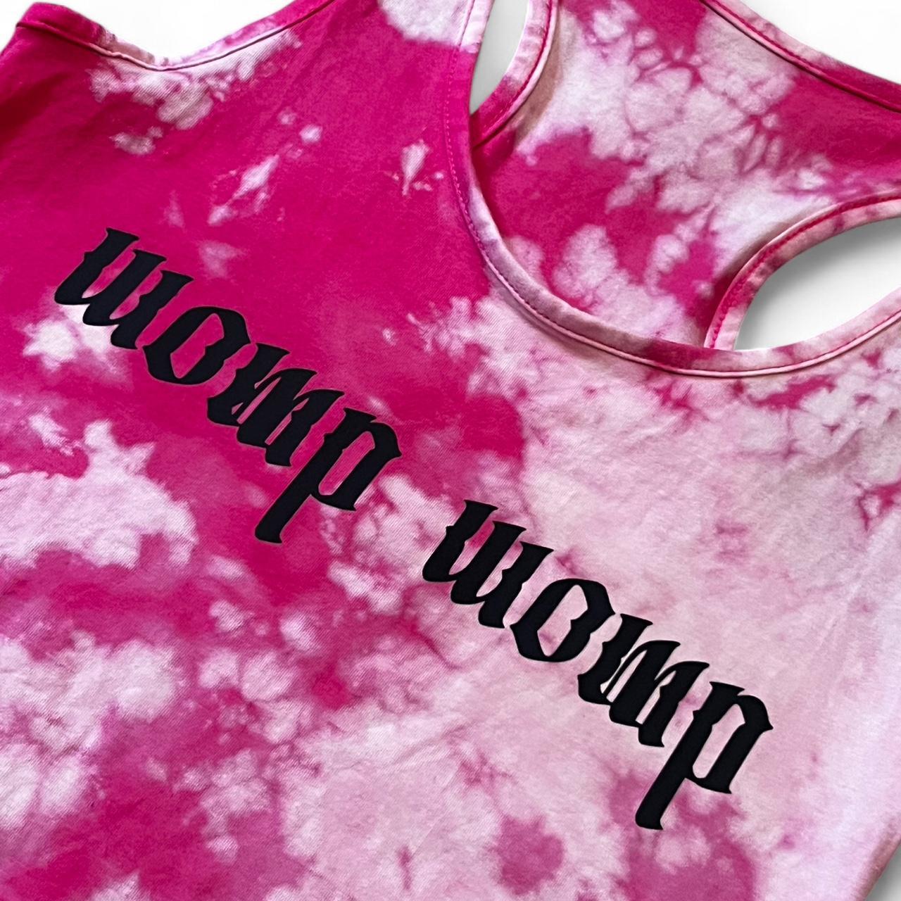 Womp Womp Pink Tie Dye Crop Top