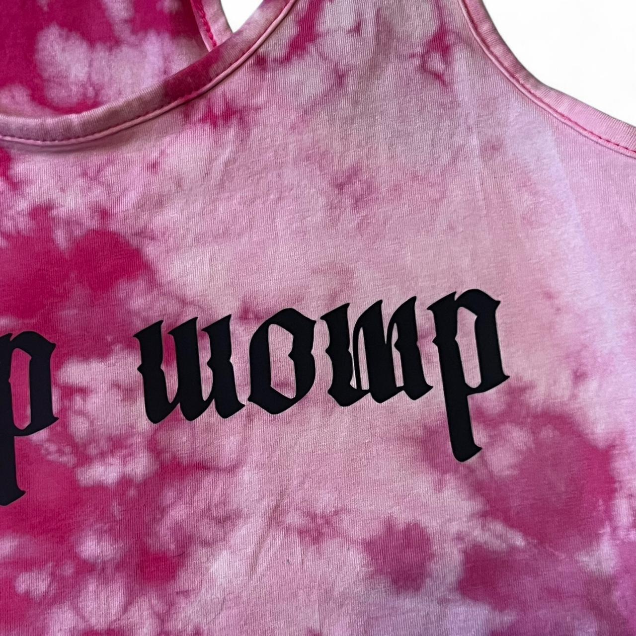 Womp Womp Pink Tie Dye Crop Top