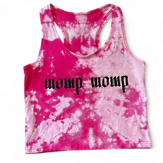 Womp Womp Pink Tie Dye Crop Top