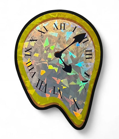 Melting Clock Sticker