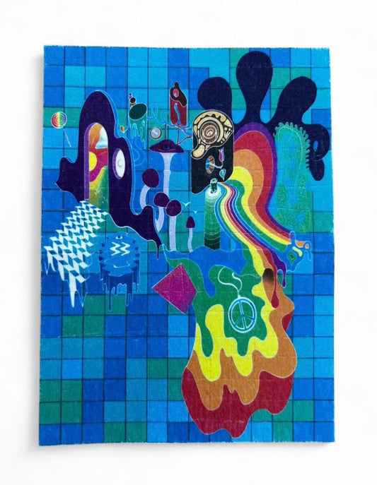 Nothing Is Real Blotter Art