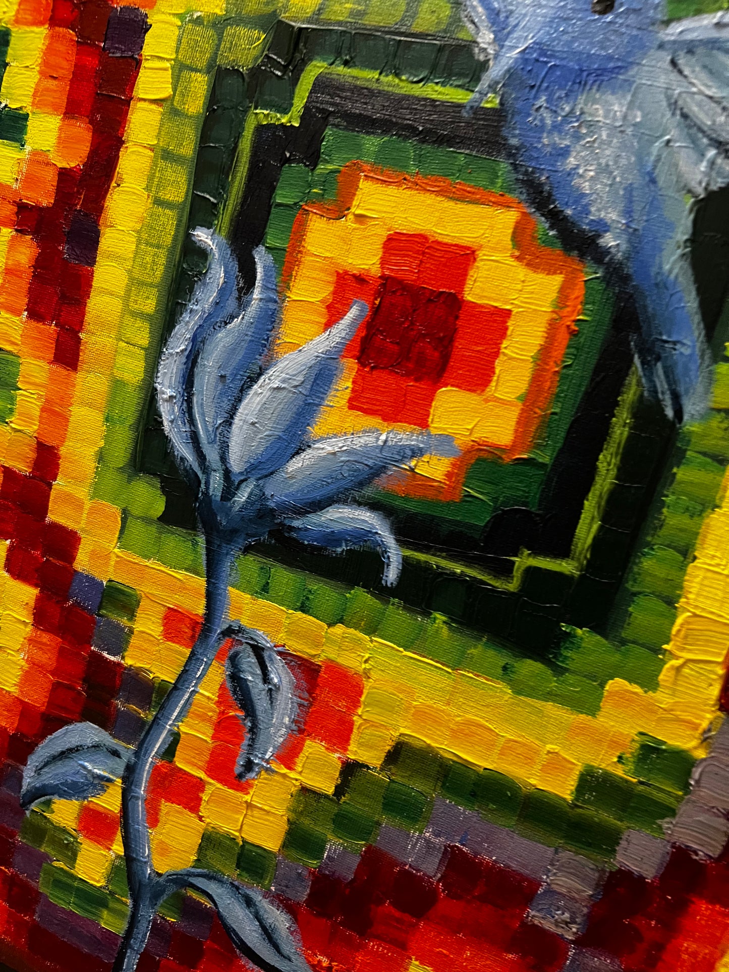 Blue Nectar Painting