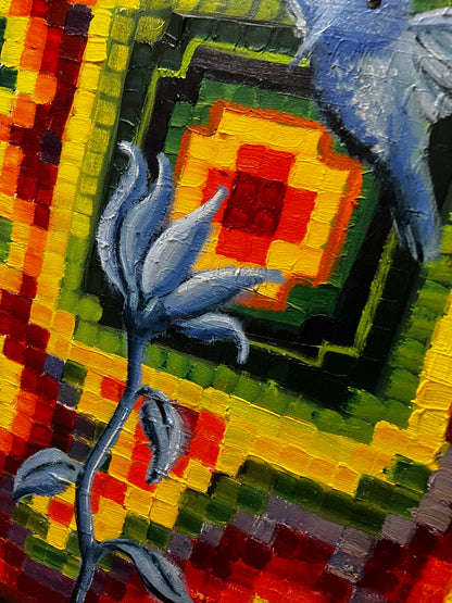 Blue Nectar Painting