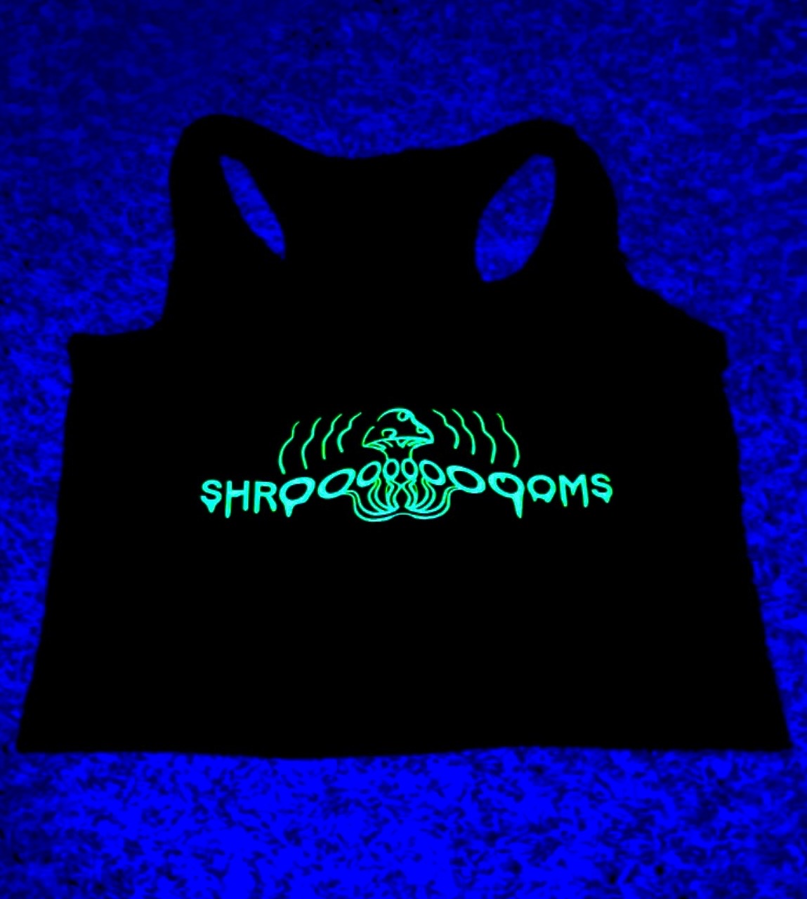 Shrooms Halter Crop Top