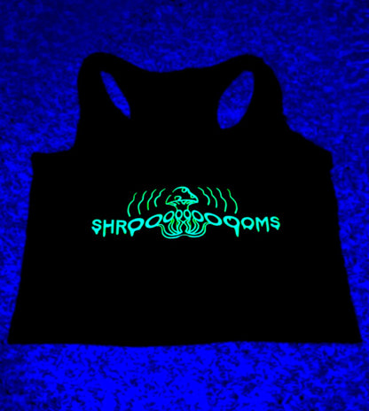 Shrooms Halter Crop Top