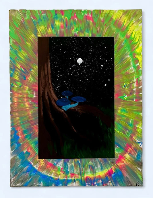 Cosmic Bloom Painting