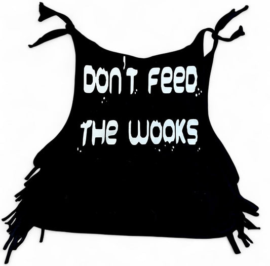 Don’t Feed The Wooks Halter Crop Top
