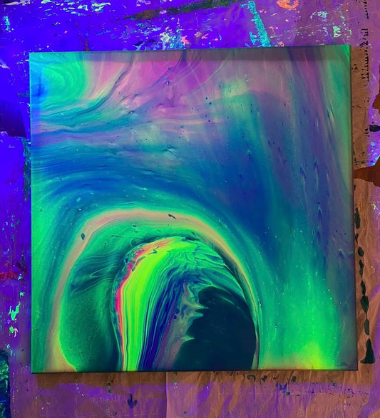 Rainbow Road Painting