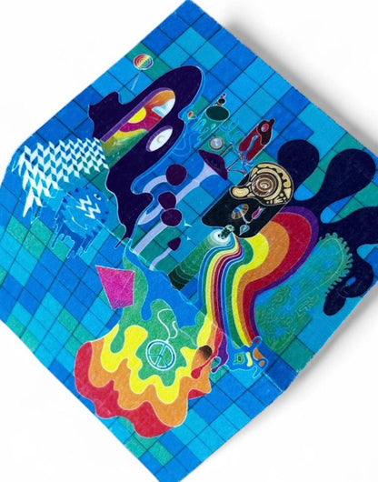 Nothing Is Real Blotter Art