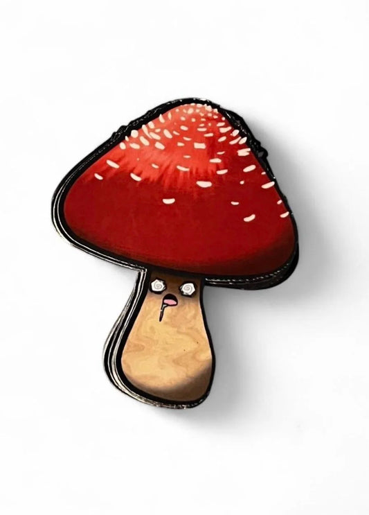 Hypnotized Mushroom Sticker