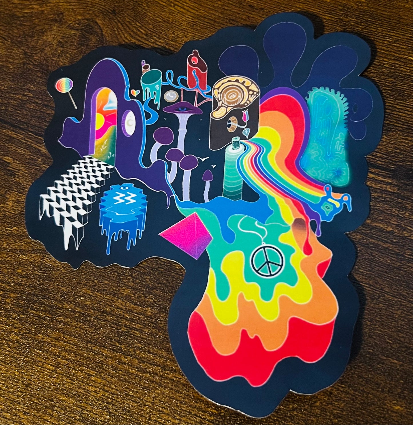 Nothing Is Real Sticker