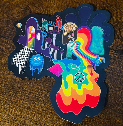 Nothing Is Real Sticker