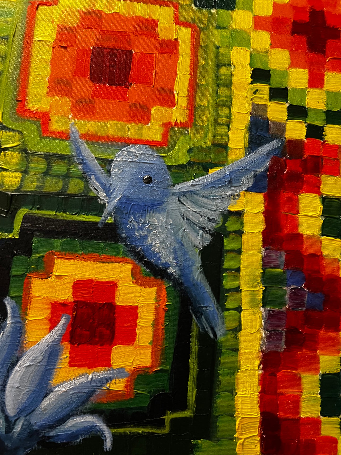 Blue Nectar Painting