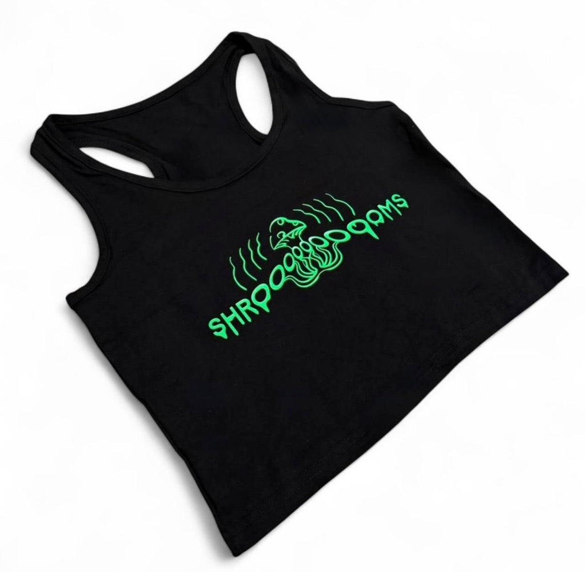 Shrooms Halter Crop Top