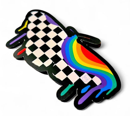 Spectrum Butterfly Sticker