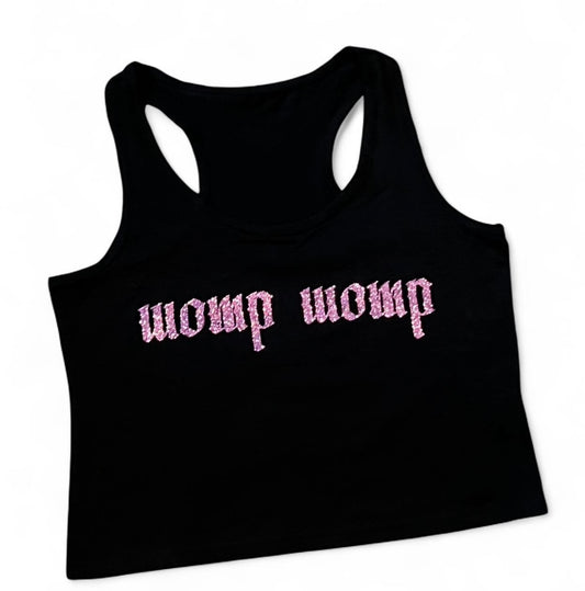 Womp Womp Glitter Crop Top