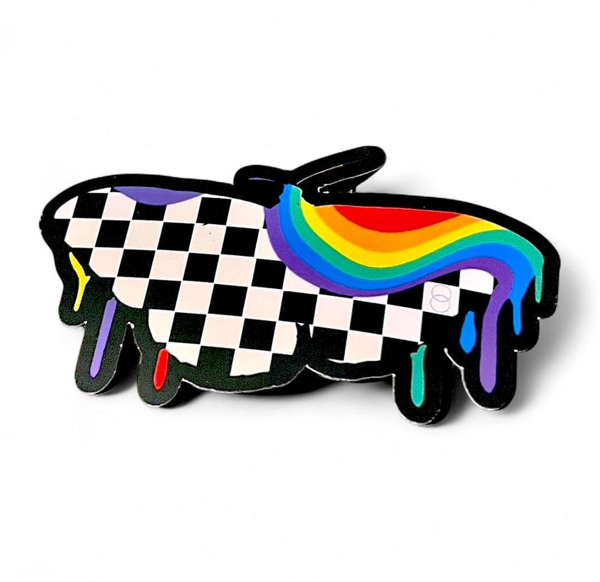 Spectrum Butterfly Sticker