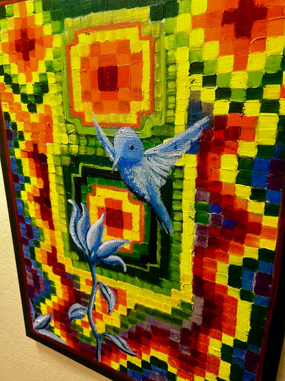 Blue Nectar Painting