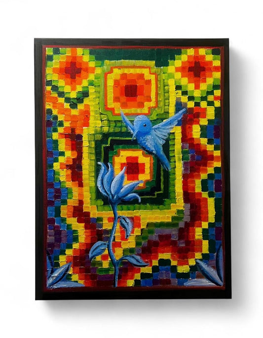 Blue Nectar Painting