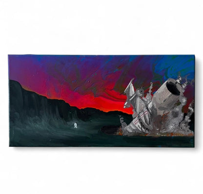 Crash Landing Painting