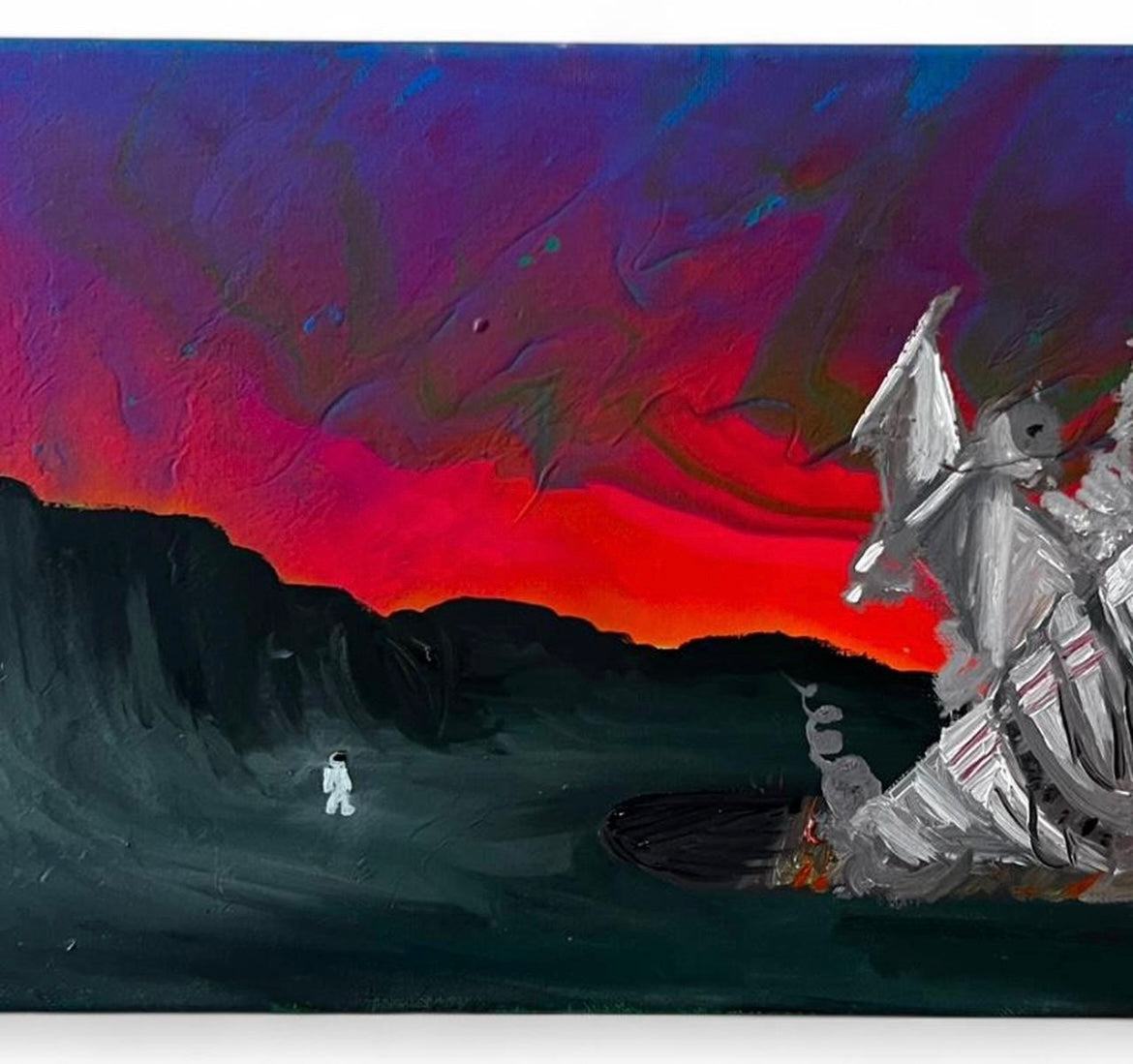 Crash Landing Painting