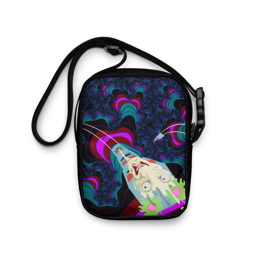 Fractal Freefall Crossbody Bag