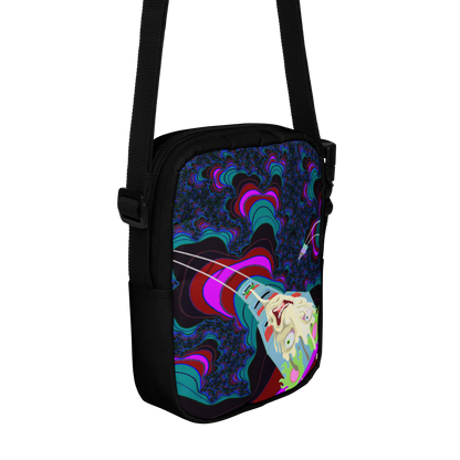 Fractal Freefall Crossbody Bag
