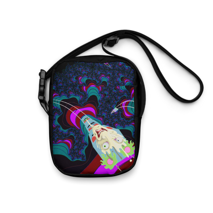 Fractal Freefall Crossbody Bag